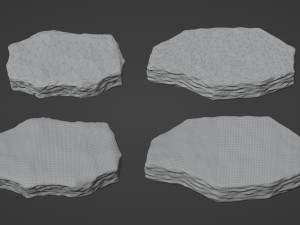 Rock Podium for Product Display 3D Model