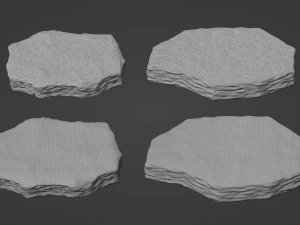 Rock Podium for Product Display 3D Model