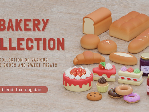 Bakery Collection 3D Model