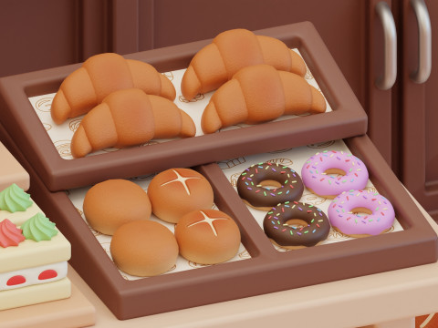 Bakery Collection 3D Model