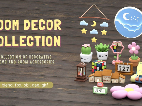 Room Decor Collection 3D 模型