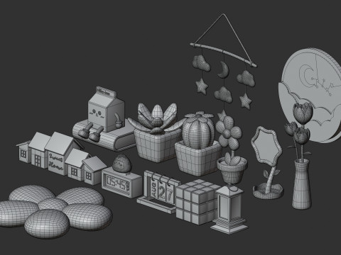 Room Decor Collection 3D 模型