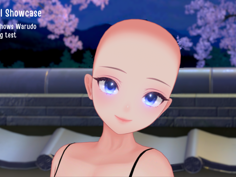 Anime Female Base Mesh Modelo 3D