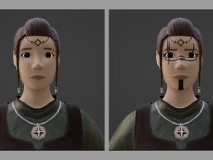 Viking game model Modèle 3D