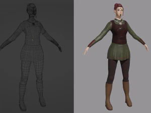 Viking game model 3D Model