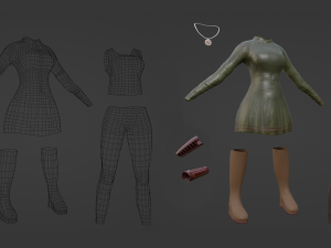 Viking game model Modèle 3D
