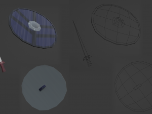 Viking game model Modèle 3D