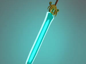 Fantasy sword 3D Model