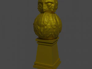 Eulenfigur 3D Modell