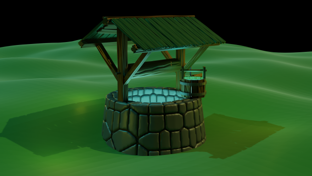 Fantasy well Modelo 3D .c4d .max .obj .3ds .fbx .stl .blend 