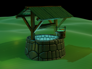 Fantasy well 3D Model