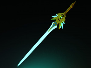 Heavenly sword from Genshin Impact 3D Model