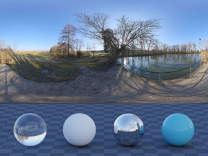 Frozen pond 3D Model