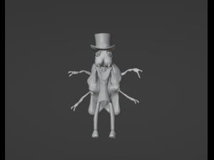 Butler fly 3D 模型