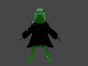 Cartoon Lizard 3D Model