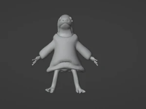 Cartoon Lizard 3D Model