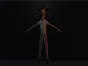 SHERIFF CHARACTER 3D 模型