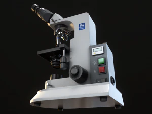 RoschVault Microscope PBR GameReady 3D Model