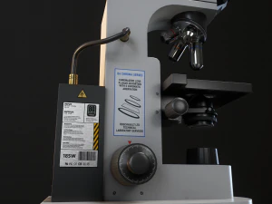 RoschVault Microscope PBR GameReady 3D Model