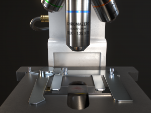 RoschVault Microscope PBR GameReady Modelo 3D