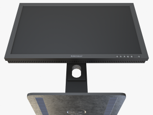 ROSCHVAULT 27 monitor PBR game ready Modelo 3D
