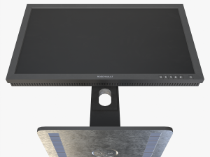 ROSCHVAULT 27 monitor PBR game ready Modelo 3D