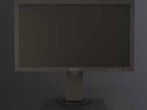 ROSCHVAULT 27 monitor PBR game ready Modelo 3D