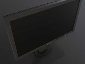 ROSCHVAULT 27 monitor PBR game ready Modelo 3D