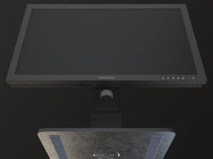 ROSCHVAULT 27 monitor PBR game ready 3D Model