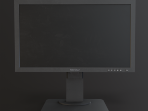 ROSCHVAULT 27 monitor PBR game ready Modelo 3D
