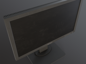 ROSCHVAULT 27 monitor PBR game ready Modelo 3D