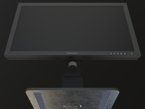 ROSCHVAULT 27 monitor PBR game ready Modelo 3D