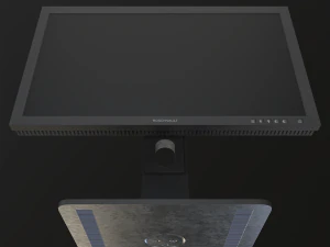 ROSCHVAULT 27 monitor PBR game ready 3D Model