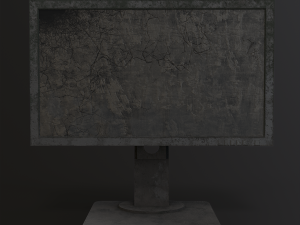 ROSCHVAULT 27 monitor PBR game ready Modelo 3D