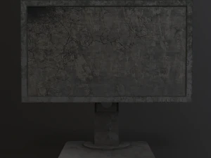 ROSCHVAULT 27 monitor PBR game ready 3D Model