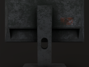 ROSCHVAULT 27 monitor PBR game ready Modelo 3D