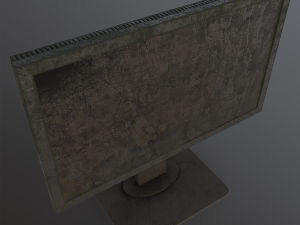 ROSCHVAULT 27 monitor PBR game ready Modelo 3D