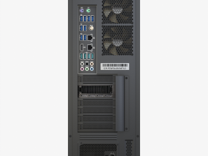 RoschVault Workstation R3 PBR game ready Modèle 3D