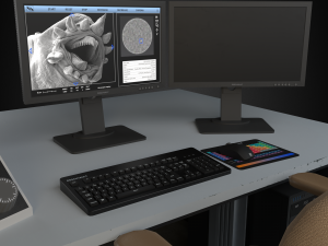 RoschVault Electron Microscope PBR game ready 3D Модель