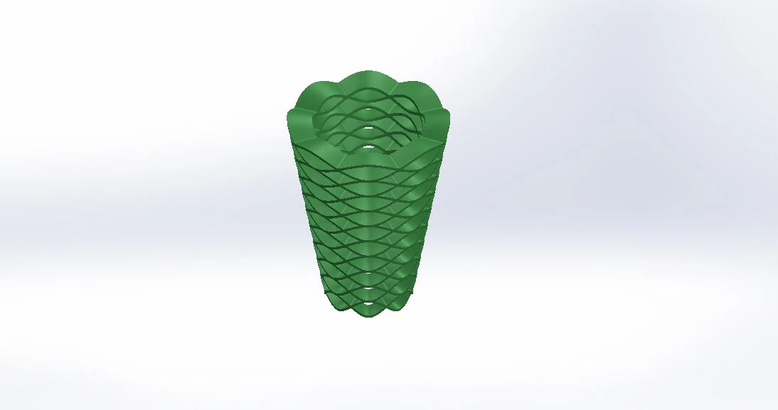 Flower Vase 3D Model .c4d .max .obj .3ds .fbx .stl .blend 