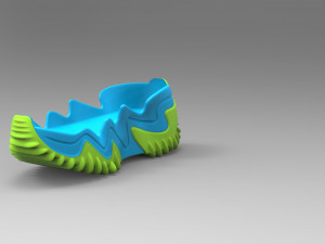 3d sole modeling for footwear 3D Baskı Modeli