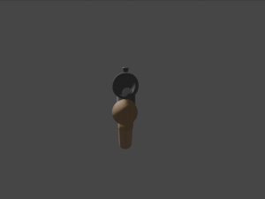 Minimalist 3d Shotgon Model with Low Polygon Model 3D