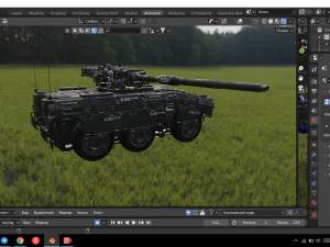 Tanque oggguuuuuur567u Modelo 3D