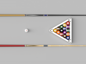 Pool Table full kit 3D Model