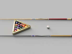Pool Table full kit 3D Model