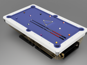 Pool Table full kit 3D Model