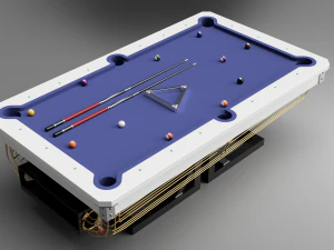 Kit complet de table de billard Modèle 3D