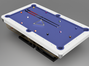 Pool Table full kit 3D Model