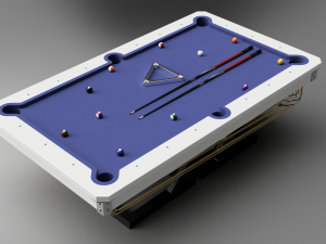 Pool Table full kit 3D Model