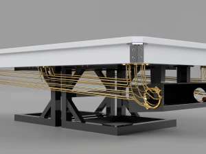 Pool Table full kit 3D Model